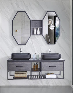 ক্যাবিনেট GGM08 দিয়ে বেসিন ধোয়া